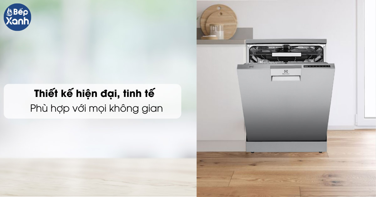 Máy rửa bát Electrolux ESF8730ROX thiết kế hiện đại, tinh tế