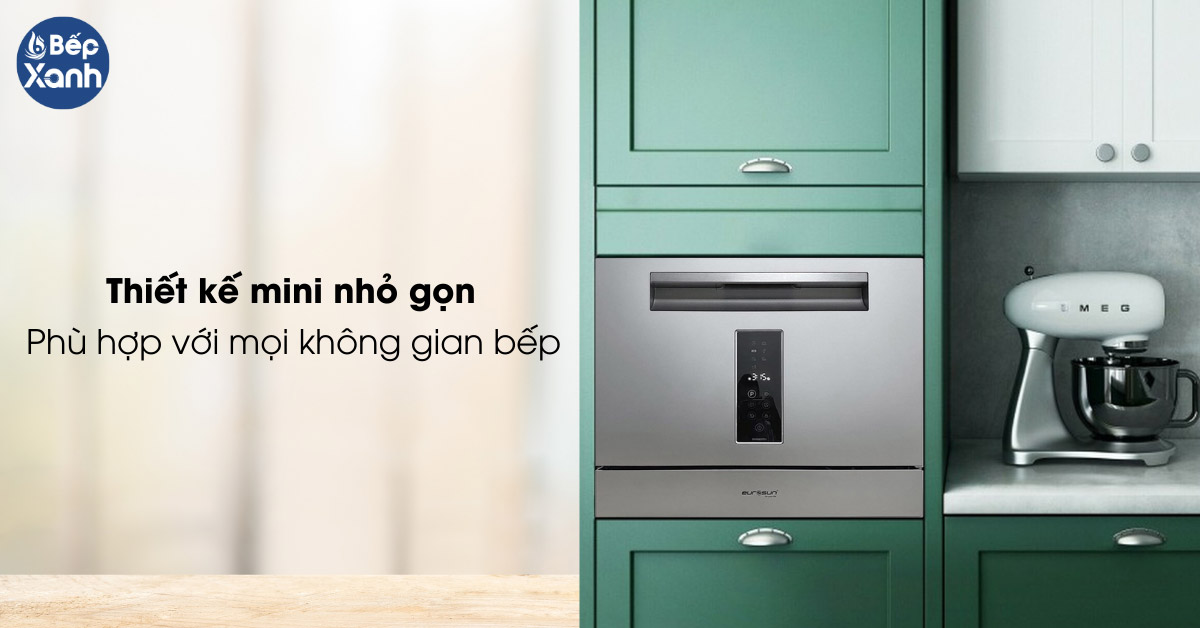 Máy rửa chén Eurosun SKS55E07EU thiết kế mini nhỏ gọn