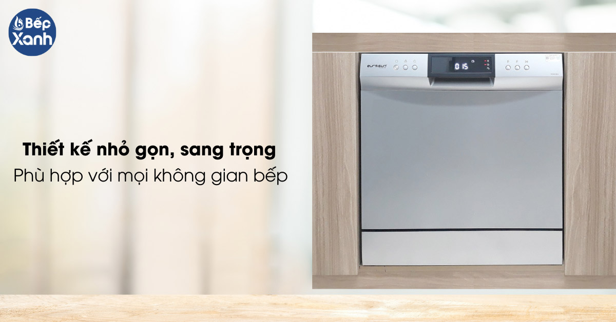 Máy rửa bát mini Eurosun SKS60E08EU thiết kế nhỏ gọn