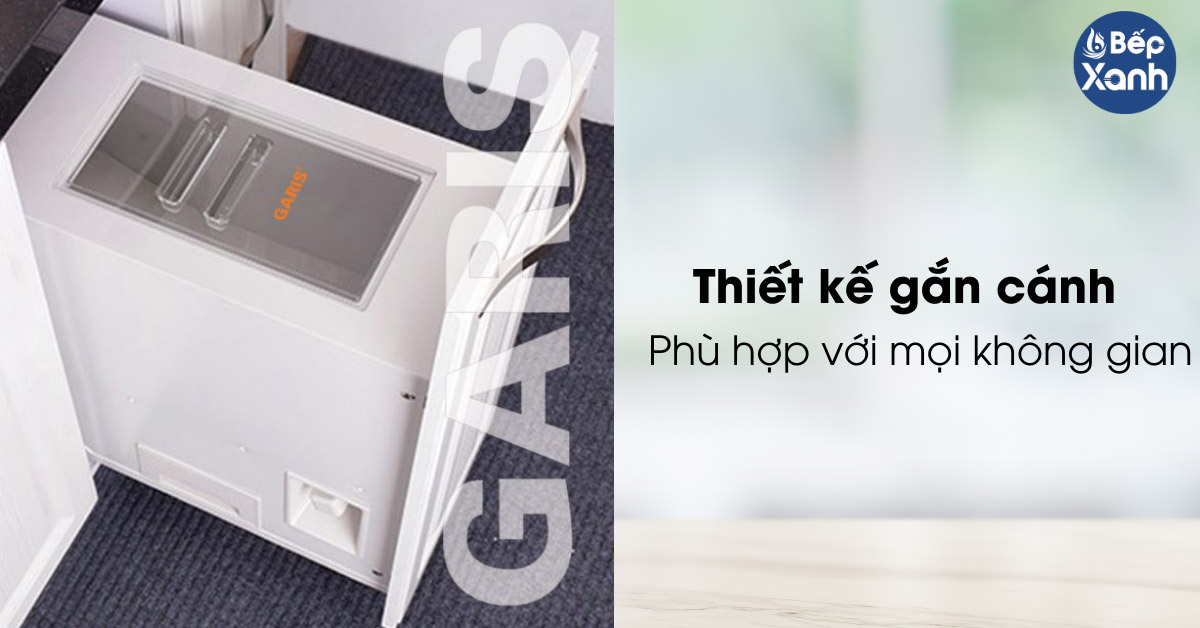 Thùng gạo thông minh Garis GR08.30 thiết kế hiện đại