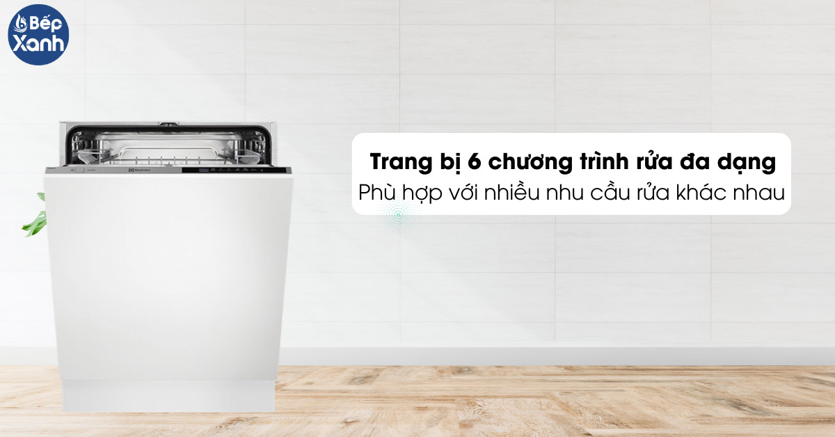 Máy rửa chén Electrolux ESL5343LO trang bị 6 chương trình rửa tiện lợi