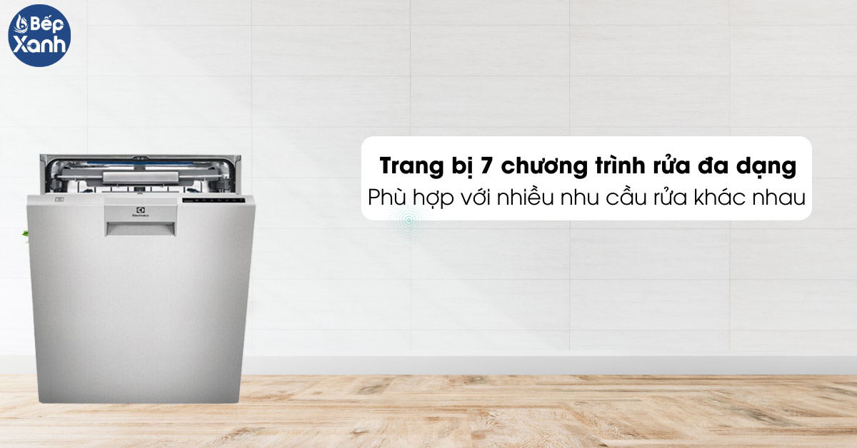Máy rửa bát Electrolux ESF8730ROX 7 chương trình rửa đa dạng