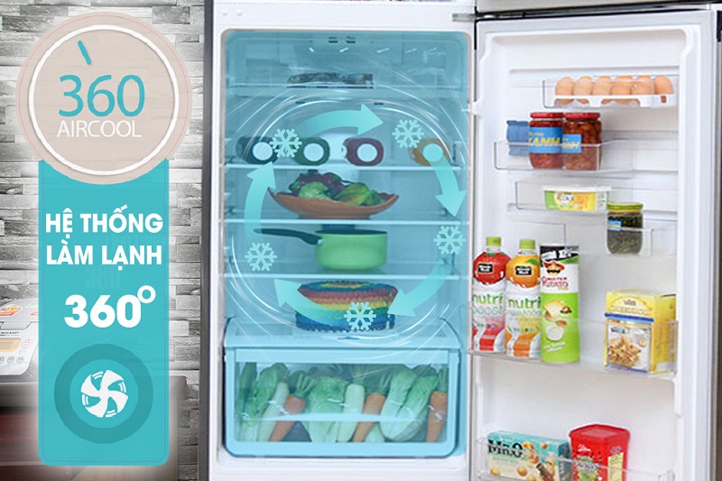  Khả năng làm lạnh nhanh với hệ thống 360 độ