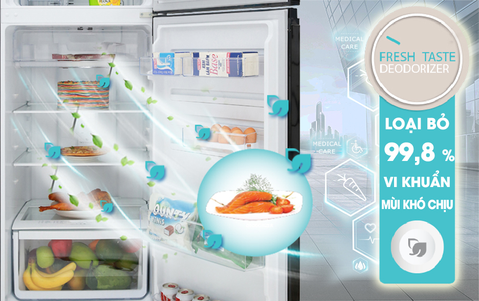 Hệ thống Fresh Taste - Tủ lạnh Electrolux Inverter 318 lít ETB3400HH Hệ thống Fresh Taste - Tủ lạnh Electrolux Inverter 318 lít ETB3400HH