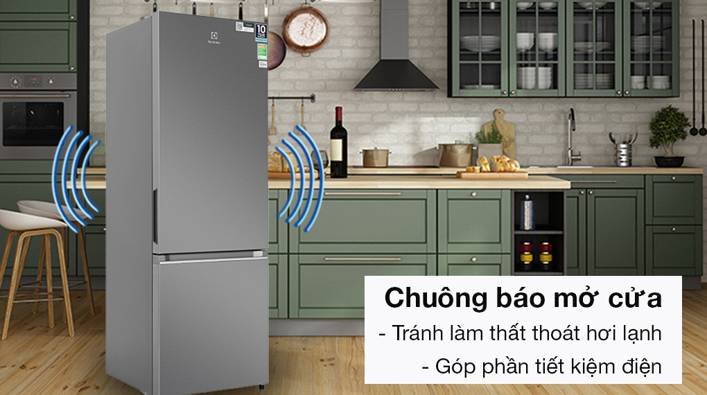 Tủ lạnh Electrolux Inverter 335 Lít EBB3702K-A - Tiện ích