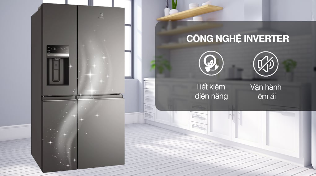 Tủ lạnh Electrolux Inverter 609 Lit EQE6879A-BVN - Công nghệ tiết kiệm điện Tủ lạnh Electrolux Inverter 609 Lit EQE6879A-BVN - Công nghệ tiết kiệm điện