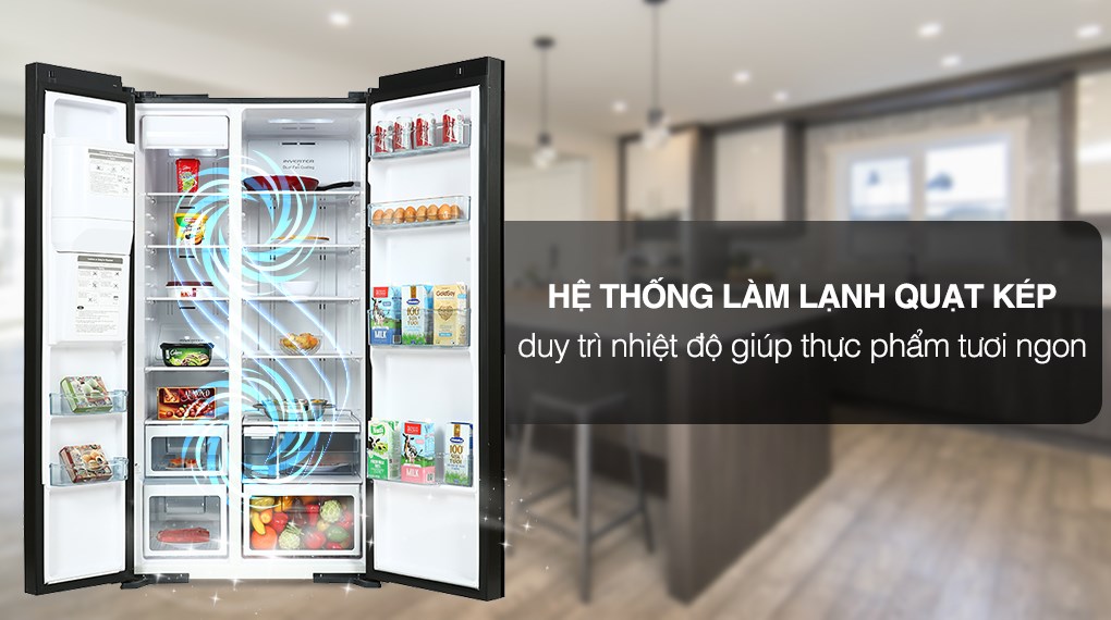 Tủ lạnh Hitachi Inverter 573 lít R-SX800GPGV0 GBK - Công nghệ làm lạnh