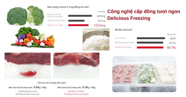 Công nghệ cấp đông tươi ngon Delicious Freezing 