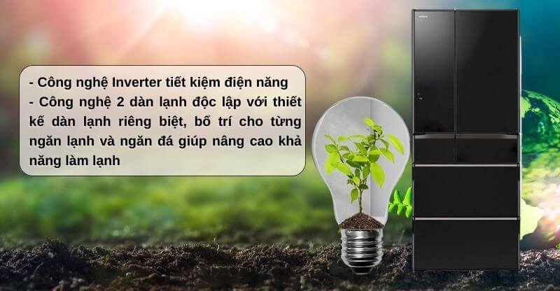 Công nghệ Inverter, cùng hệ thống làm lạnh độc lập 