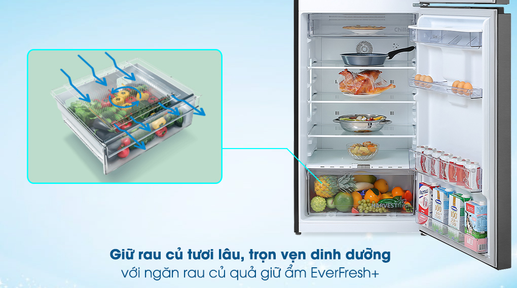 ngăn rau giữ ẩm - Tủ lạnh Beko Inverter 375 lít RDNT401E50VZDK Mới 2020 ngăn rau giữ ẩm - Tủ lạnh Beko Inverter 375 lít RDNT401E50VZDK Mới 2020