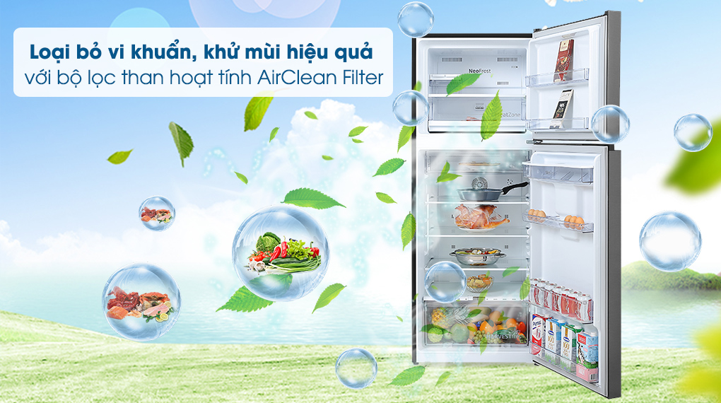 AirClean Filter - Tủ lạnh Beko Inverter 375 lít RDNT401E50VZDK Mới 2020 AirClean Filter - Tủ lạnh Beko Inverter 375 lít RDNT401E50VZDK Mới 2020