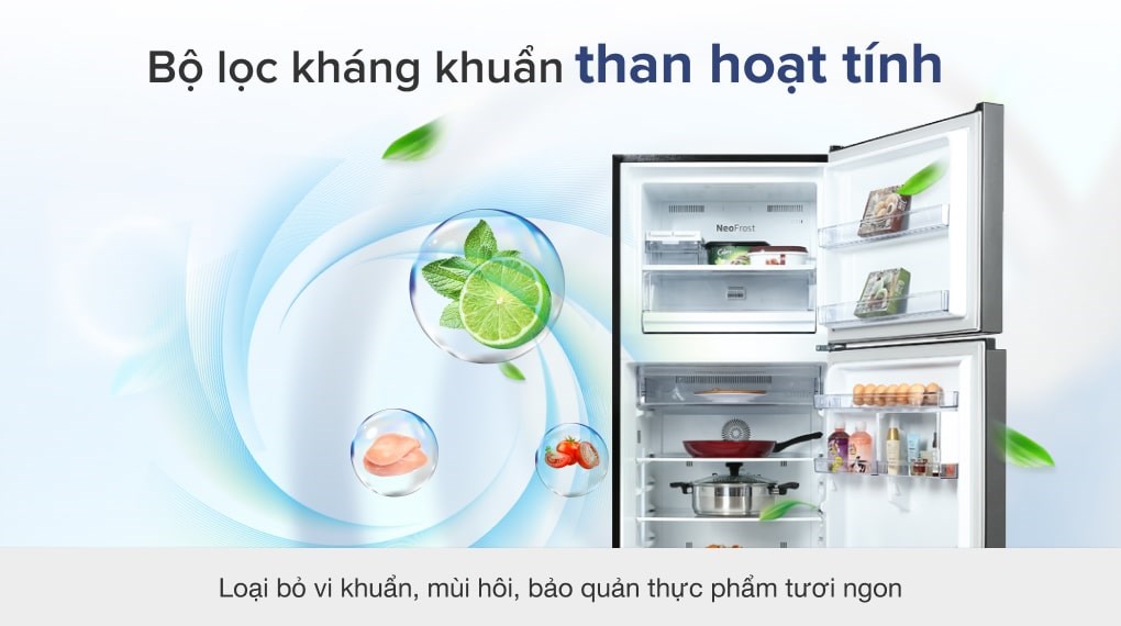 Tủ lạnh Beko Inverter 375 lít RDNT401I50VK - Bộ lọc than hoạt tính Tủ lạnh Beko Inverter 375 lít RDNT401I50VK - Bộ lọc than hoạt tính