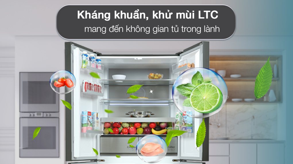 Tủ lạnh Beko Inverter 553 lít GNO51651GBVN - Kháng khuẩn khử mùi Tủ lạnh Beko Inverter 553 lít GNO51651GBVN - Kháng khuẩn khử mùi