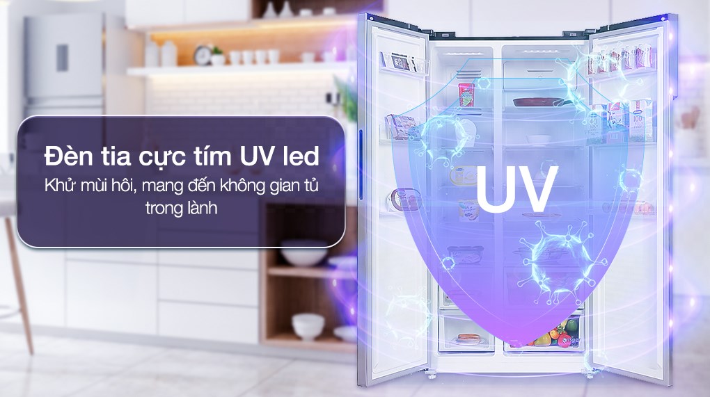 Tủ lạnh Beko Inverter 622 lít GNO62251GBVN - Công nghệ kháng khuẩn, khử mùi Tủ lạnh Beko Inverter 622 lít GNO62251GBVN - Công nghệ kháng khuẩn, khử mùi
