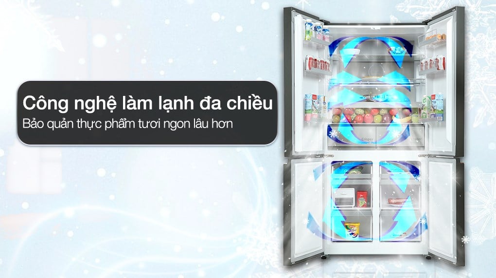 Tủ lạnh Beko Inverter 622 lít GNO62251GBVN - Công nghệ làm lạnh Tủ lạnh Beko Inverter 622 lít GNO62251GBVN - Công nghệ làm lạnh