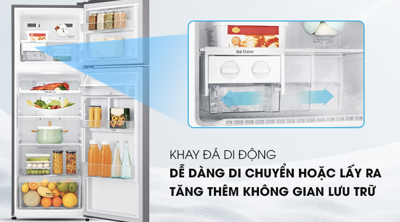Khay đá di động - Tủ lạnh LG Inverter 255 lít GN-D255BL Khay đá di động - Tủ lạnh LG Inverter 255 lít GN-D255BL