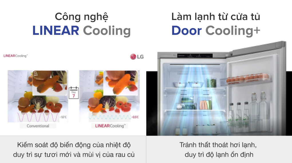 TỦ LẠNH LG GR-D305PS - Công nghệ làm lạnh TỦ LẠNH LG GR-D305PS - Công nghệ làm lạnh