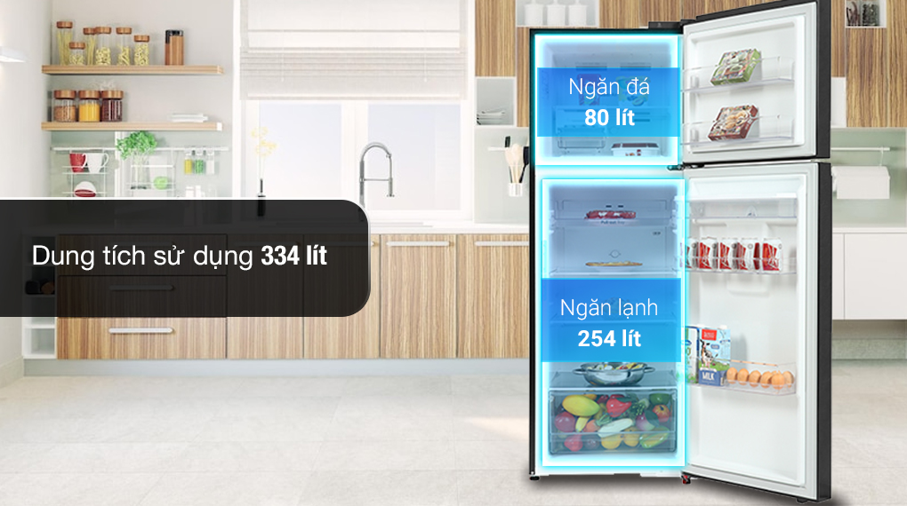 Tủ lạnh LG Inverter 334 lít GN-D332BL - Dung tích Tủ lạnh LG Inverter 334 lít GN-D332BL - Dung tích