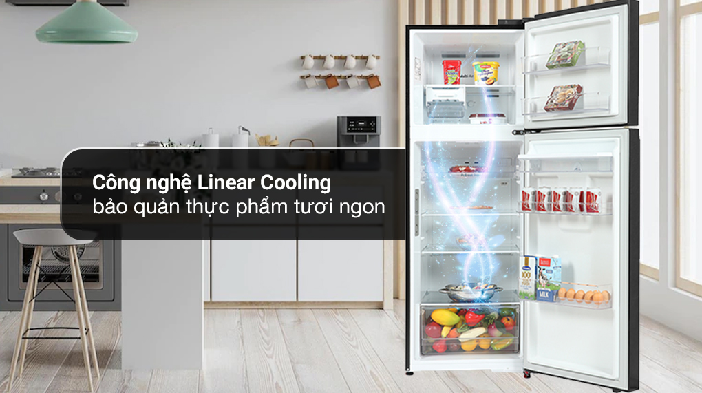 Tủ lạnh LG Inverter 334 lít GN-D332BL - Công nghệ Linear Inverter Tủ lạnh LG Inverter 334 lít GN-D332BL - Công nghệ Linear Inverter