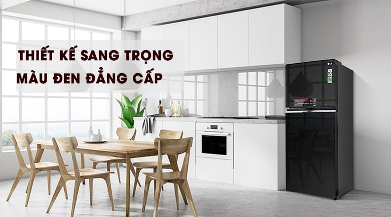Tủ lạnh LG Inverter 393 lít GN-L422GB - Thiết kế sang trọng Tủ lạnh LG Inverter 393 lít GN-L422GB - Thiết kế sang trọng