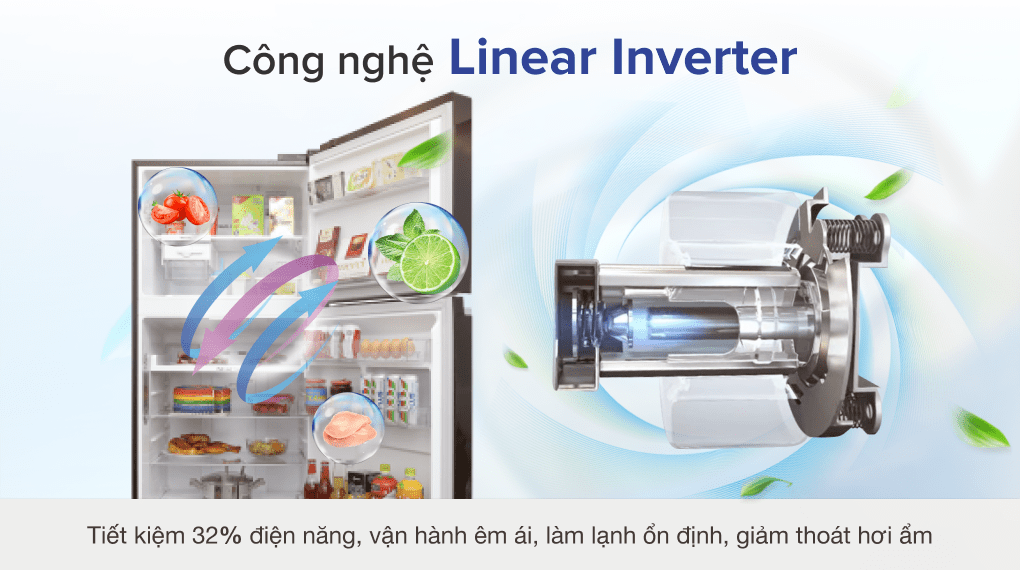 Tủ lạnh LG Inverter 393 lít GN-L422GB - Dung tích 393 lít Tủ lạnh LG Inverter 393 lít GN-L422GB - Dung tích 393 lít