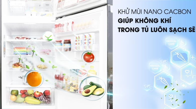 Tủ lạnh LG Inverter 393 lít GN-L422GB - Công nghệ Nano Carbon Tủ lạnh LG Inverter 393 lít GN-L422GB - Công nghệ Nano Carbon
