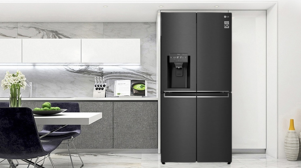 Tổng quan thiết kế Tủ lạnh LG Inverter 494 lít Multi Door GR-D22MBI Tổng quan thiết kế Tủ lạnh LG Inverter 494 lít Multi Door GR-D22MBI