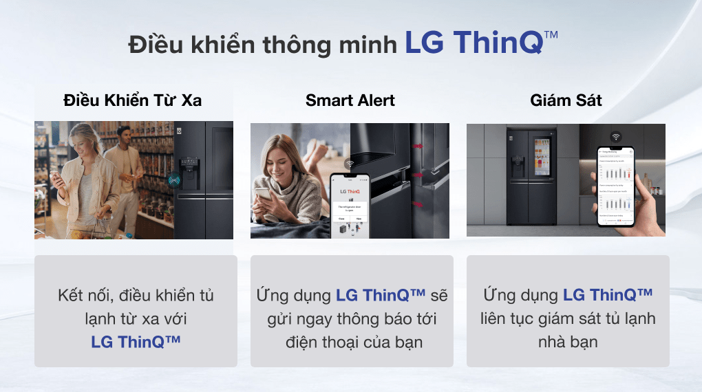 Tủ lạnh LG Inverter 496 lít GR-X22MB - LG ThinQ Tủ lạnh LG Inverter 496 lít GR-X22MB - LG ThinQ