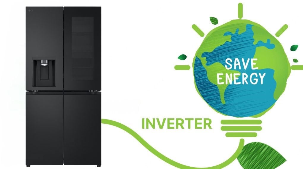 Tủ lạnh LG Inverter 508 lít Multi Door InstaView LFI50BLMAI - Công nghệ tiết kiệm điện