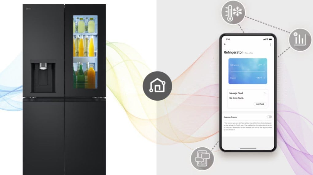 Tủ lạnh LG Inverter 508 lít Multi Door InstaView LFI50BLMAI - Tiện ích