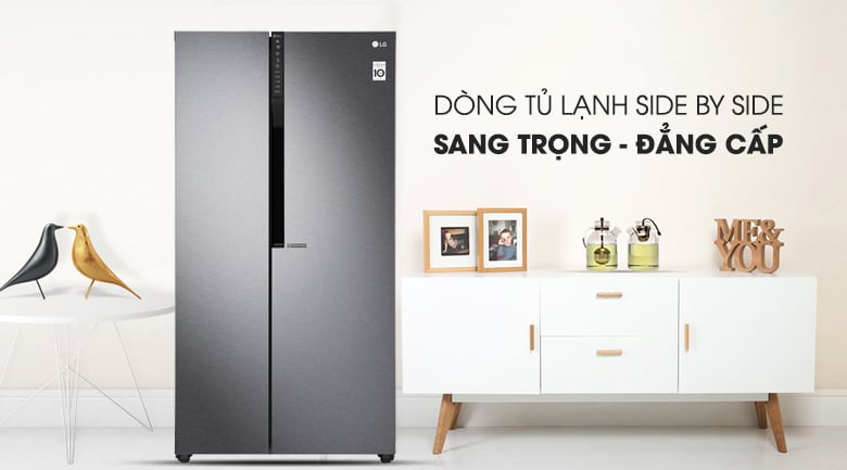 Tủ lạnh LG Inverter 613 lít GR-B247JDS - Thiết kế sang trong đẳng cấp Tủ lạnh LG Inverter 613 lít GR-B247JDS - Thiết kế sang trong đẳng cấp