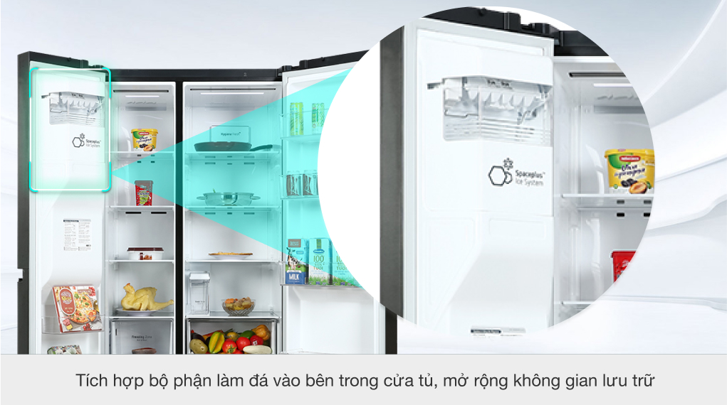 Tủ lạnh LG Inverter 635 Lít GR-D257MC - Space Plus Tủ lạnh LG Inverter 635 Lít GR-D257MC - Space Plus
