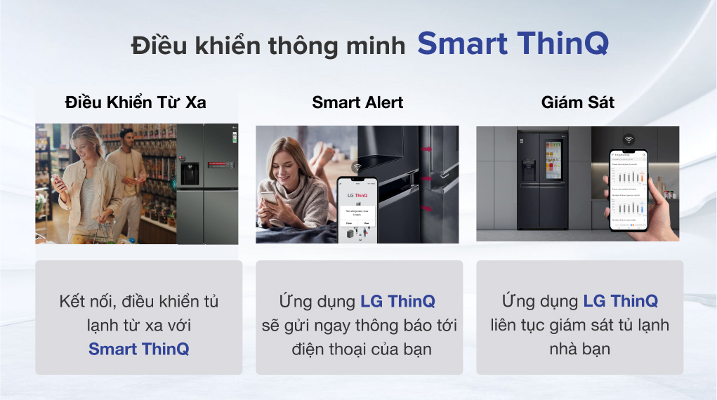 Tủ lạnh LG Inverter 635 Lít GR-D257MC - Smart ThinQ Tủ lạnh LG Inverter 635 Lít GR-D257MC - Smart ThinQ
