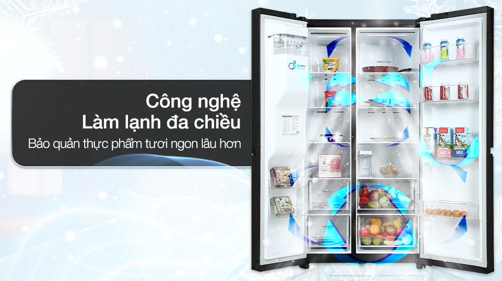 Tủ lạnh LG Inverter 635 Lít GR-D257WB - Công nghệ làm lạnh Tủ lạnh LG Inverter 635 Lít GR-D257WB - Công nghệ làm lạnh