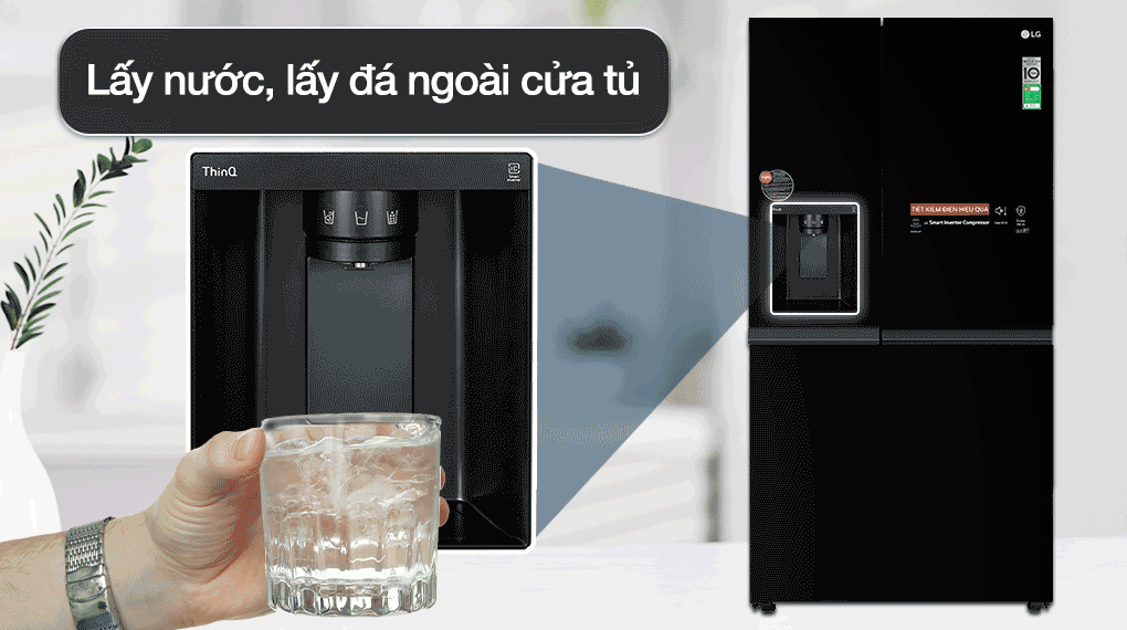 Tủ lạnh LG Inverter 635 Lít GR-D257WB - Tiện ích Tủ lạnh LG Inverter 635 Lít GR-D257WB - Tiện ích