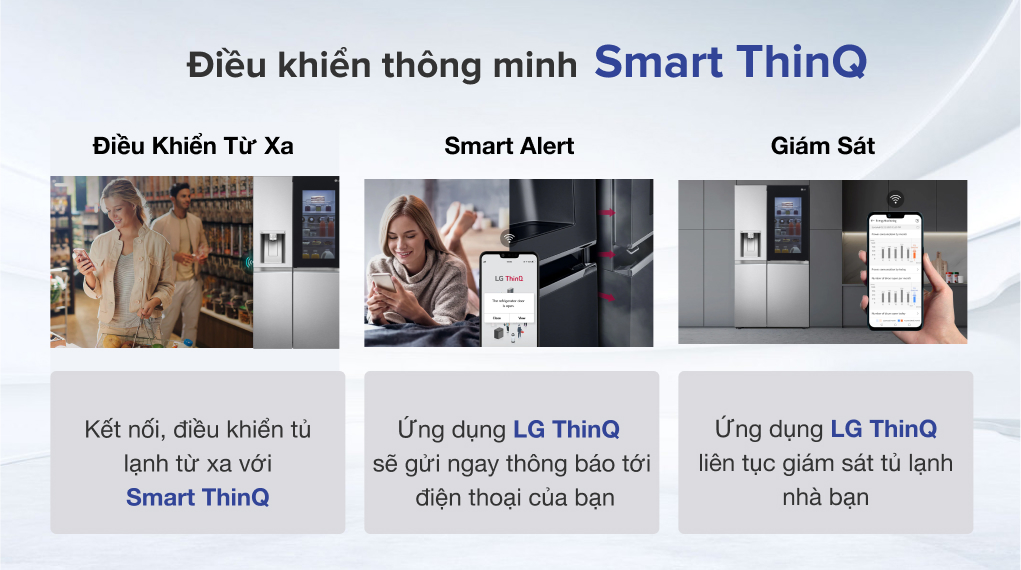 Tủ lạnh LG Inverter 635 Lít GR-X257JS - Smart ThinQ Tủ lạnh LG Inverter 635 Lít GR-X257JS - Smart ThinQ