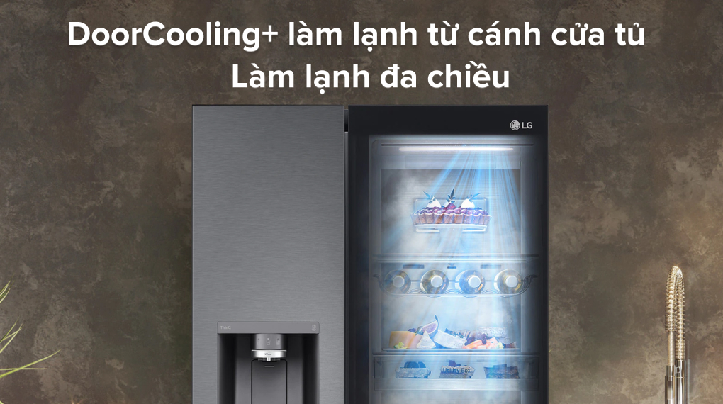Tủ lạnh LG Inverter 635 Lít GR-X257MC - Công nghệ làm lạnh Tủ lạnh LG Inverter 635 Lít GR-X257MC - Công nghệ làm lạnh