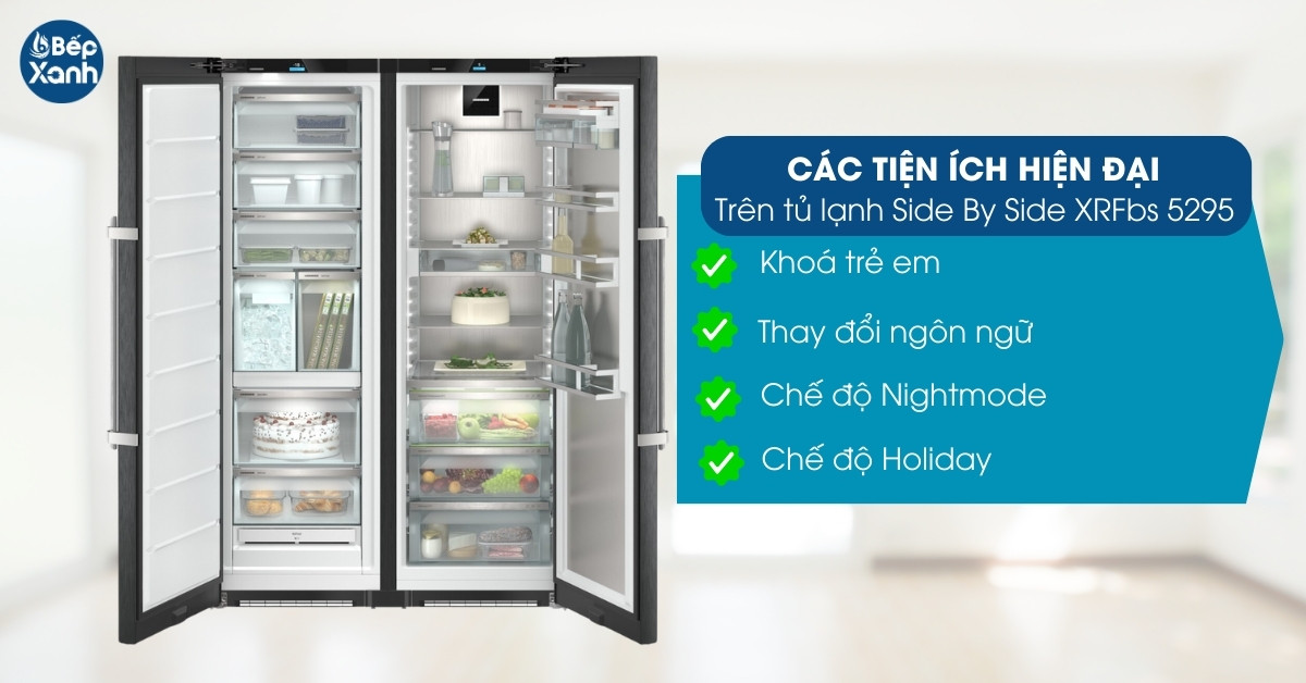 Tủ lạnh 665 lít Liebherr XRFbs 5295 các tiện ích đi kèm
