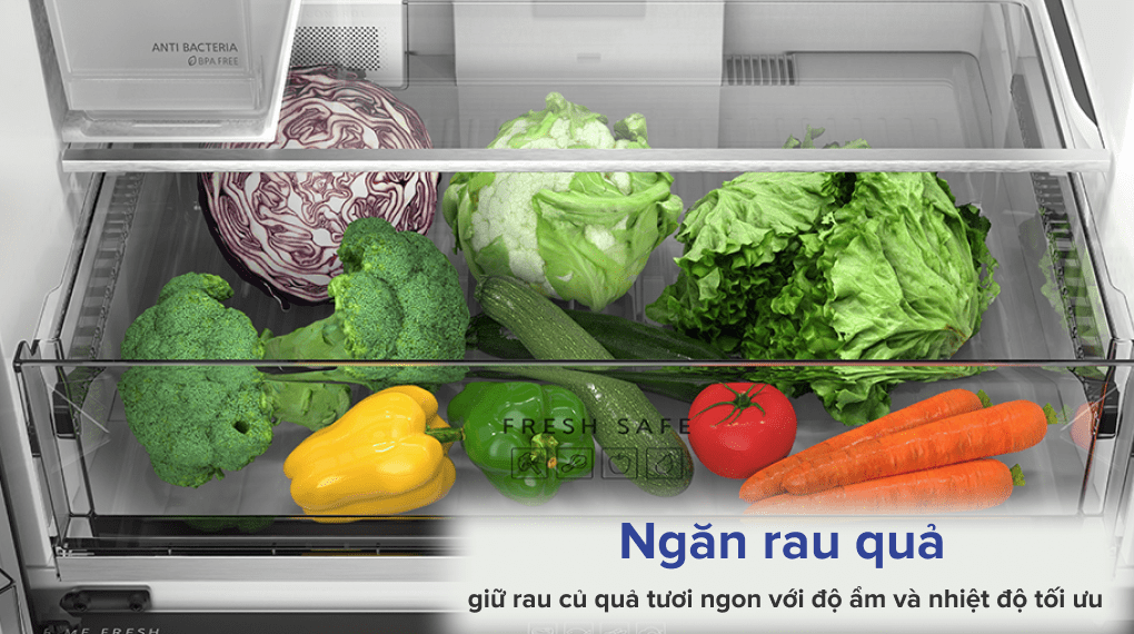 Tủ lạnh Panasonic 540 lít NR-YW590YMMV - Ngăn rau quả Tủ lạnh Panasonic 540 lít NR-YW590YMMV - Ngăn rau quả