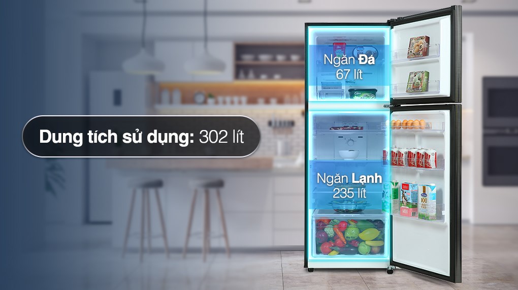Tủ lạnh Samsung Inverter 302 Lít RT29K503JB1/SV - Ngăn đá và ngăn lạnh Tủ lạnh Samsung Inverter 302 Lít RT29K503JB1/SV - Ngăn đá và ngăn lạnh