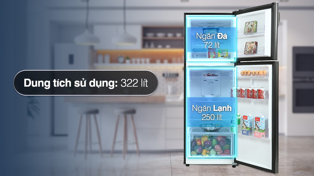 Tủ lạnh Samsung Inverter 322 Lít RT32K503JB1/SV - Ngăn đá, ngăn lạnh Tủ lạnh Samsung Inverter 322 Lít RT32K503JB1/SV - Ngăn đá, ngăn lạnh