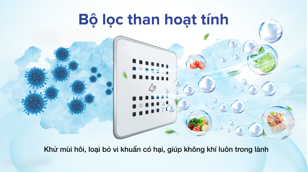 Tủ lạnh Samsung RZ32T744535/SV - Bộ lọc than hoạt tính Tủ lạnh Samsung RZ32T744535/SV - Bộ lọc than hoạt tính