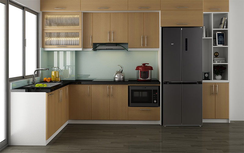 Ứng dụng của Tủ lạnh Side By Side Kaff KF-BCD446W