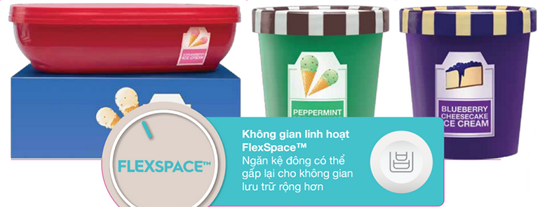FlexSpace giúp mở rộng không gian cho tủ lạnh