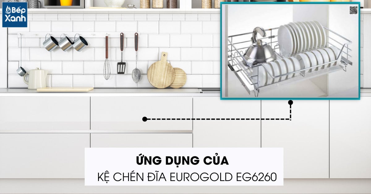 Ứng dụng của kệ bát đĩa tủ dưới EG6260