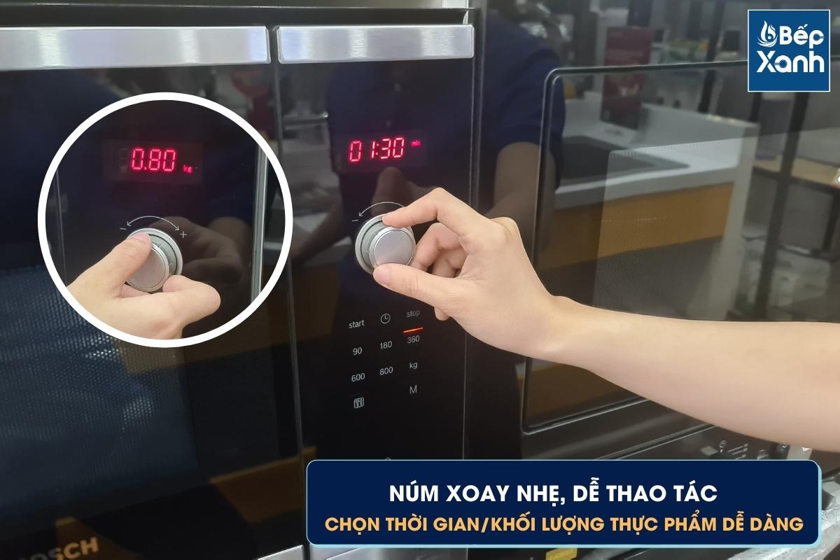 Núm xoay của lò vi sóng 