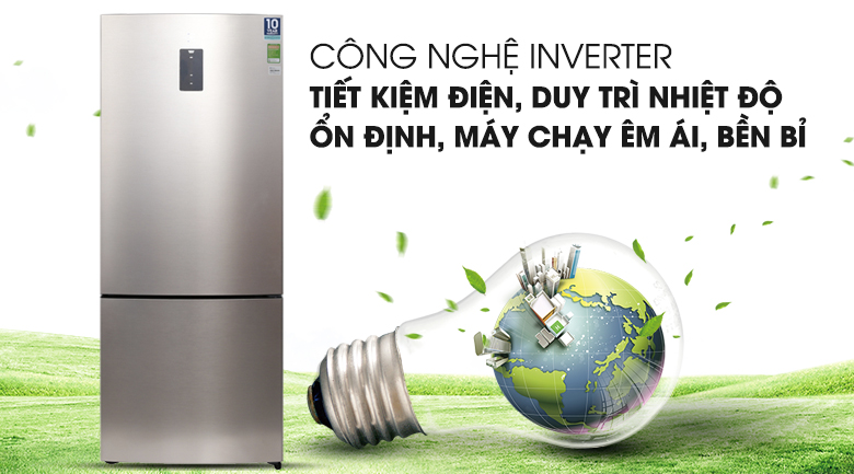 Công nghệ Inverter - Tủ lạnh Electrolux Inverter 418 lít EBE4502GA