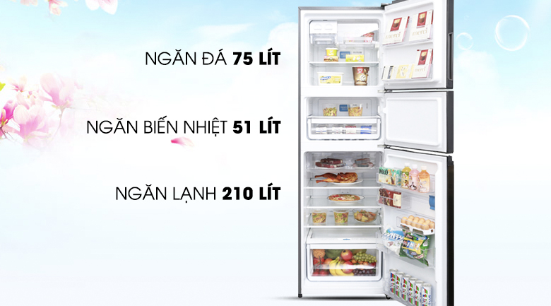 Dung tích 334 lít - Tủ lạnh Electrolux Inverter 334 lít EME3500BG