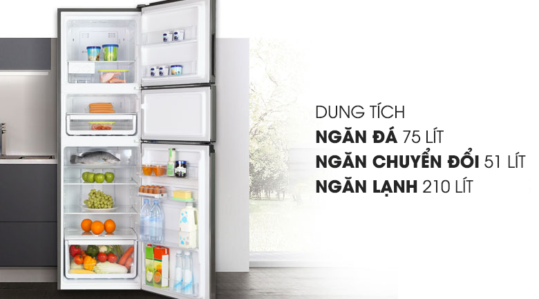 Dung tích 334 lít - Tủ lạnh Electrolux Inverter 334 lít EME3700H-H Dung tích 334 lít - Tủ lạnh Electrolux Inverter 334 lít EME3700H-H