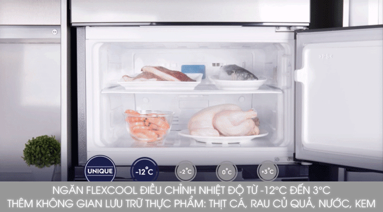 Ngăn FlexCool - Tủ lạnh Electrolux Inverter 334 lít EME3700H-H Ngăn FlexCool - Tủ lạnh Electrolux Inverter 334 lít EME3700H-H